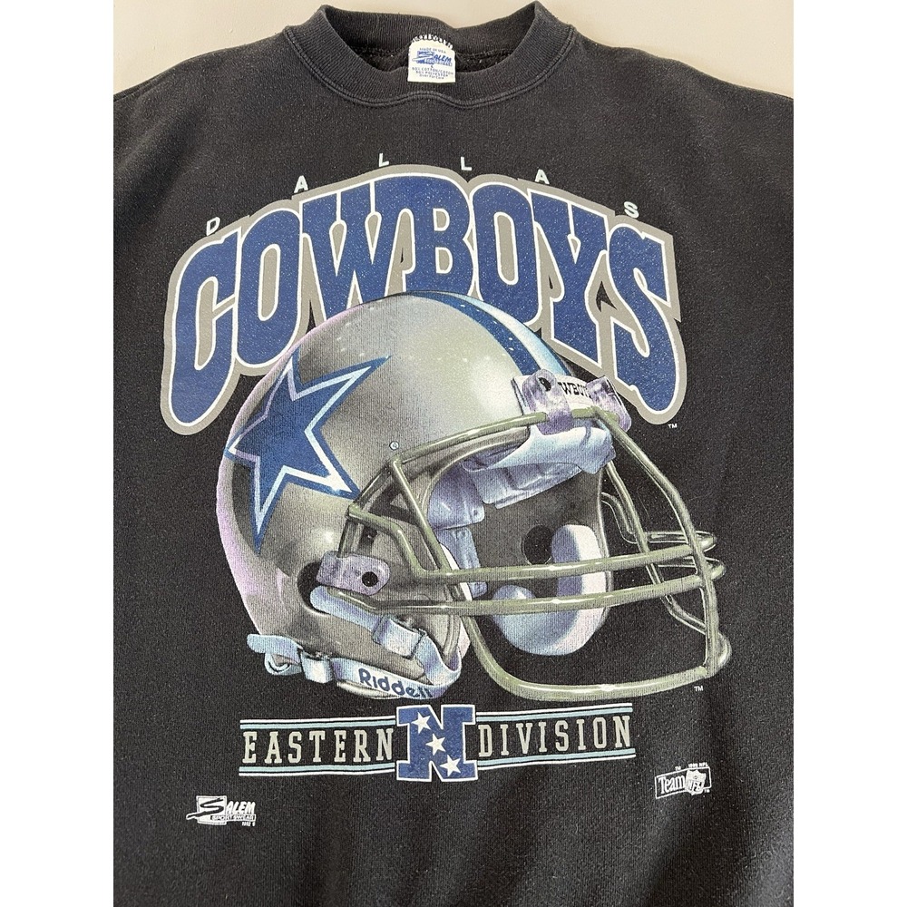 VTG 1992 NFL Dallas Cowboys Salem Sportswear Rare 90s Football Sweatshirt Large